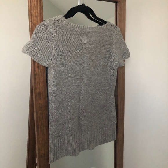 AEO Grey Knit Sweater Tee in XS - Picture 5 of 6